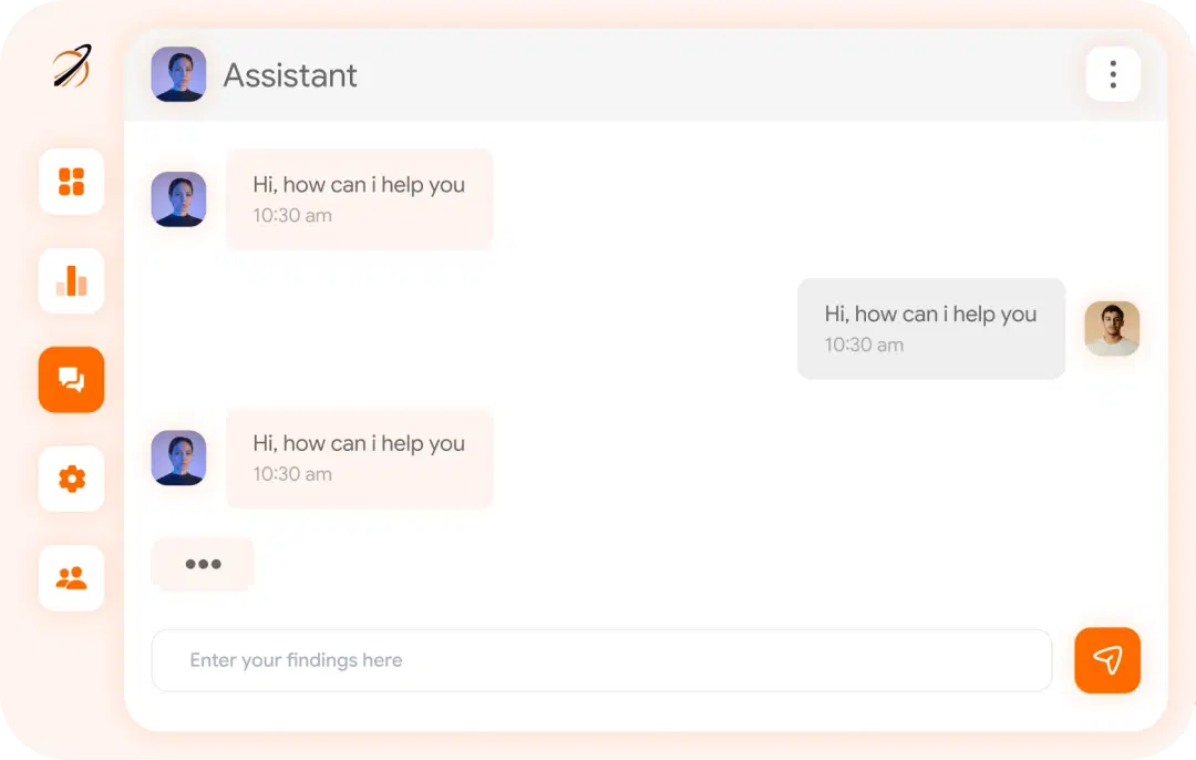 Assistant Chat Interface